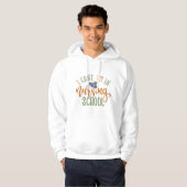 Verpleegkundeontwerp dat ik niet in de verpleegsch hoodie (Voorkant volledig)