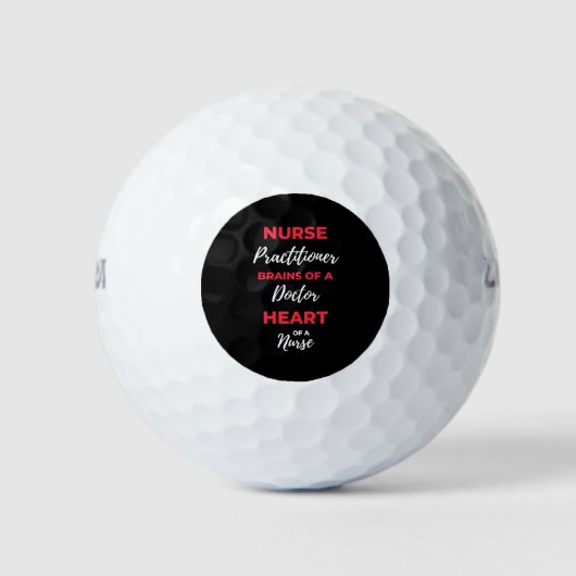 Verpleegkunderbreinen van een arts golfballen (Voorkant)