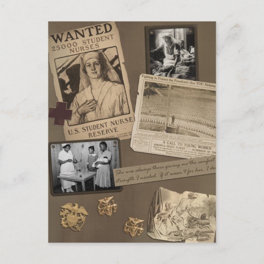  verpleegkundig Briefkaart (Voorkant)