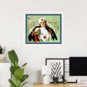 verpleegkundig Poster ~ Eerste Wereldoorlog (Thuiskantoor)