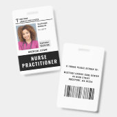 Verpleegkundig Specialist ID Pasfoto Logo Streepje Badge (Voor- en achterkant)