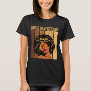 Verpleegkundige Afro African American Black T-shirt