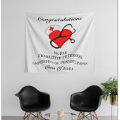 Verpleegkundige afstuderen Party Back Drop Wandkleed