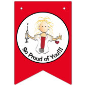 Verpleegkundige Afstuderen RN LPA CNA-banner voor  Vlaggetjes (Derde vlag)