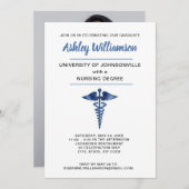 Verpleegkundige Afstuderen uitnodiging (Voorkant / Achterkant)