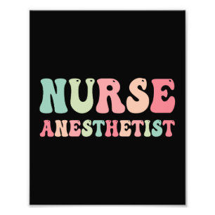 Verpleegkundige anesthesioloog essentieel in de ge foto afdruk