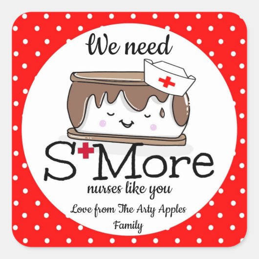 Verpleegkundige appreciatie week sticker (Voorkant)