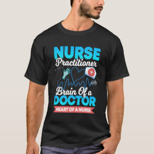 Verpleegkundige arts hersenen van een arts hij van t-shirt