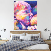 Verpleegkundige Baby Canvas Afdruk (Insitu (Slaapkamer))