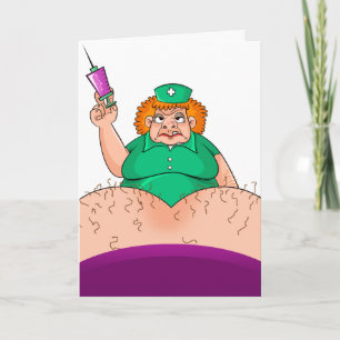 Verpleegkundige Bedankt Humor Funny Neurses Bedank Kaart