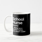 Verpleegkundige definitie grappig terug naar schoo koffiemok (Links)