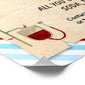 Verpleegkundige en personeel schoolflyer poster (Hoek)