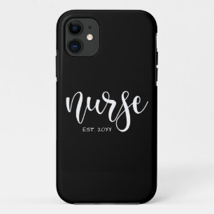 Verpleegkundige Est Aangepast Jaar Student Verplee iPhone 11 Hoesje