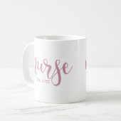 Verpleegkundige Est Aangepast Jaar Student Verplee Koffiemok (Voorkant links)