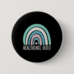Verpleegkundige Gezondheidszorgmedewerker Hero Med Ronde Button 5,7 Cm