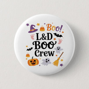 Verpleegkundige Halloween Pumpkin Ghost A Ronde Button 5,7 Cm