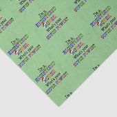 Verpleegkundige, Humor, Kerstmis Tissuepapier (Detail)