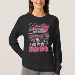 Verpleegkundige Humor voor Verpleegkundige Grappig T-shirt