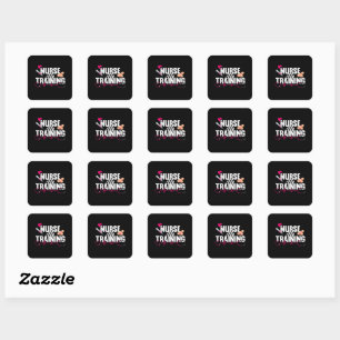 Verpleegkundige in opleiding Verpleegkundige Stude Vierkante Sticker
