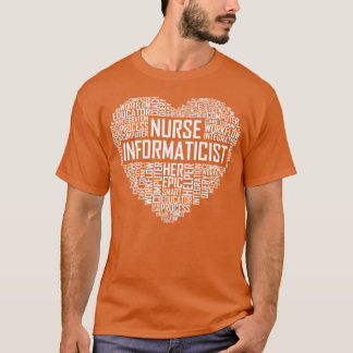 Verpleegkundige Informaticus Hart T-shirt