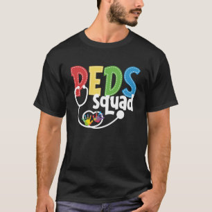 Verpleegkundige Kindersquads PEDS Verpleegkundigen T-shirt