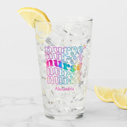 Verpleegkundige kleur glas (Voorkant ijs)