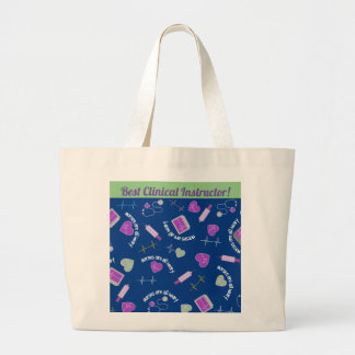Verpleegkundige Klinische Instructeur Alle Canvas Grote Tote Bag