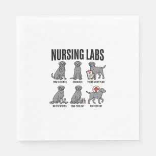 Verpleegkundige Labs Hond Medische Stunt Vector T- Servet