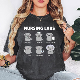Verpleegkundige Labs Honden Puns T-shirt