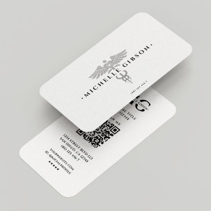 Verpleegkundige Medische Apotheker White Silver Ca Visitekaartje