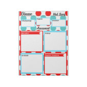 Verpleegkundige medische chirurgische Sjabloon Notitieblok (Gedraaid)