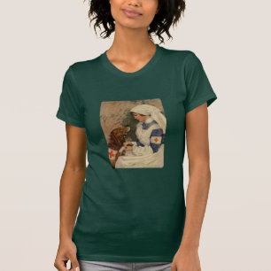 Verpleegkundige met Golden Retriever  WW1 T-shirt