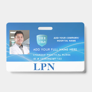 Verpleegkundige met Praktijkdiploma, LPN Identific Badge