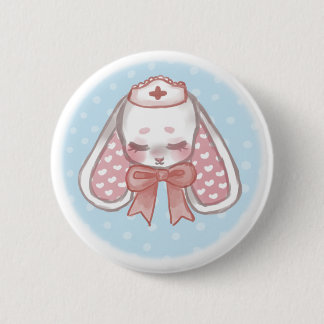 Verpleegkundige Mimi (zonder eyepatch) Ronde Button 5,7 Cm