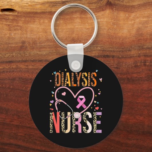Verpleegkundige Nefrologie Nierziekte Verpleegkund Sleutelhanger (Voorkant)