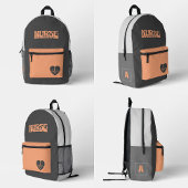 Verpleegkundige Neonatale NICU Custom Monogram Bedrukte Rugzak