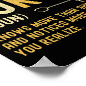 verpleegkundige omschrijving Funny Registered Nur Poster (Hoek)