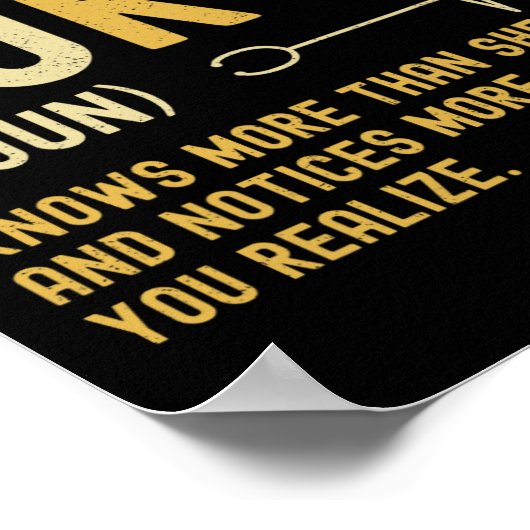 verpleegkundige omschrijving Funny Registered Nur Poster (Hoek)