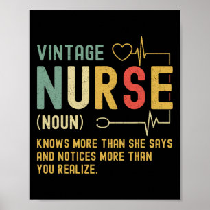  verpleegkundige omschrijving Funny Registered Nur Poster