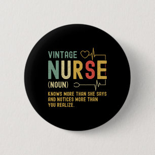 verpleegkundige omschrijving Funny Registered Nur Ronde Button 5,7 Cm