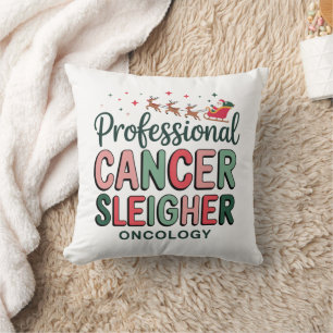 Verpleegkundige Oncologie Kerstmis Kanker Chemo On Kussen