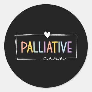 Verpleegkundige palliatieve zorg Verpleegkundige p Ronde Sticker