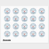 Verpleegkundige Pet Naam toevoegen Ronde Sticker (Vel)