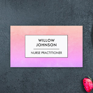 Verpleegkundige Practitioner Artsenassistent Roze  Visitekaartje