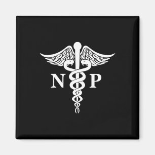 Verpleegkundige Practitioner Caduceus Medisch Symb Magneet