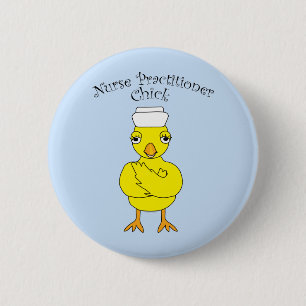 Verpleegkundige Practitioner Chick Ronde Button 5,7 Cm
