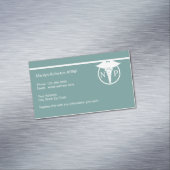 Verpleegkundige Practitioner Ontwerp Magnetische V Magnetisch Visitekaartje (Voorbeeld)