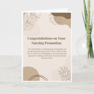Verpleegkundige Promotie Felicitatiekaart Kaart