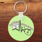 Verpleegkundige QRS- en verpleegkundige Pet Sleutelhanger (Voorkant)