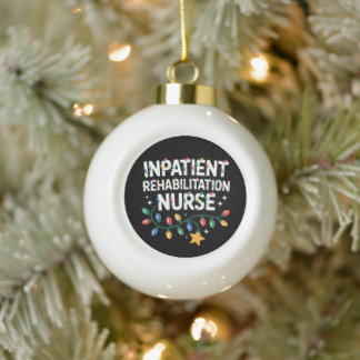 Verpleegkundige Revalidatie Kerstverlichting Keramische Bal Ornament